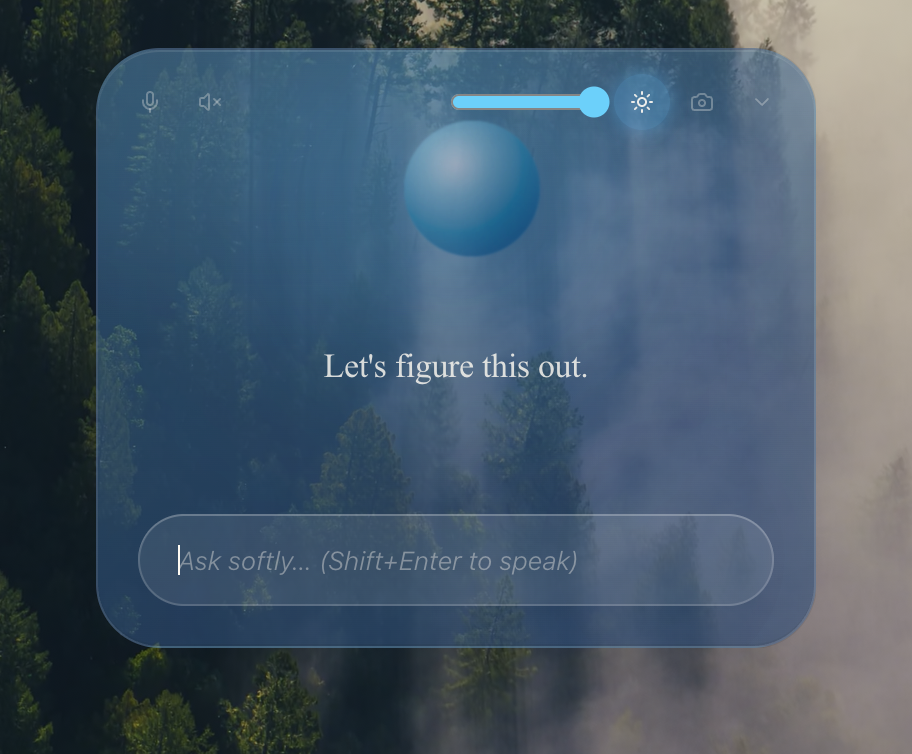 Aura desktop overlay
